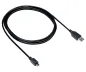 Preview: DINIC USB Kabel Micro B Stecker auf USB A Stecker, schwarz, 0,5m